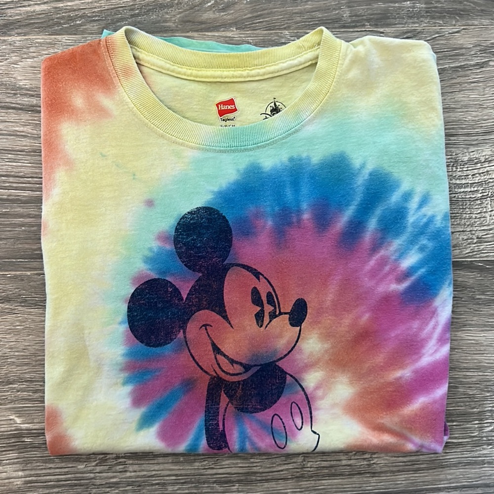Disney Tie Dye Adult T Shirt